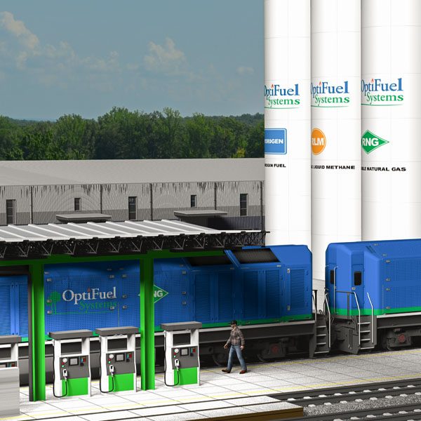 Renewable Natural Gas Powered Locomotive - OptiFuel