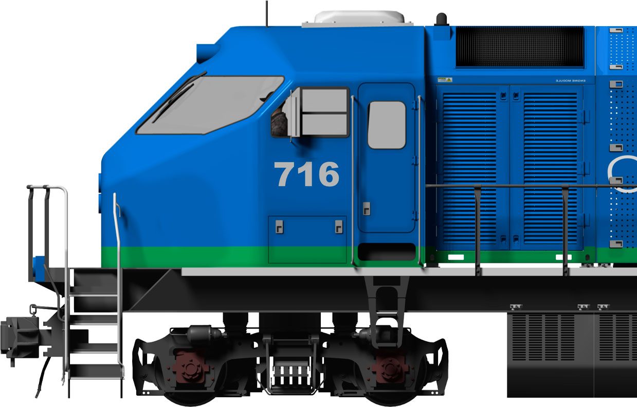 OptiFuel Total-Zero™ Switcher Locomotive