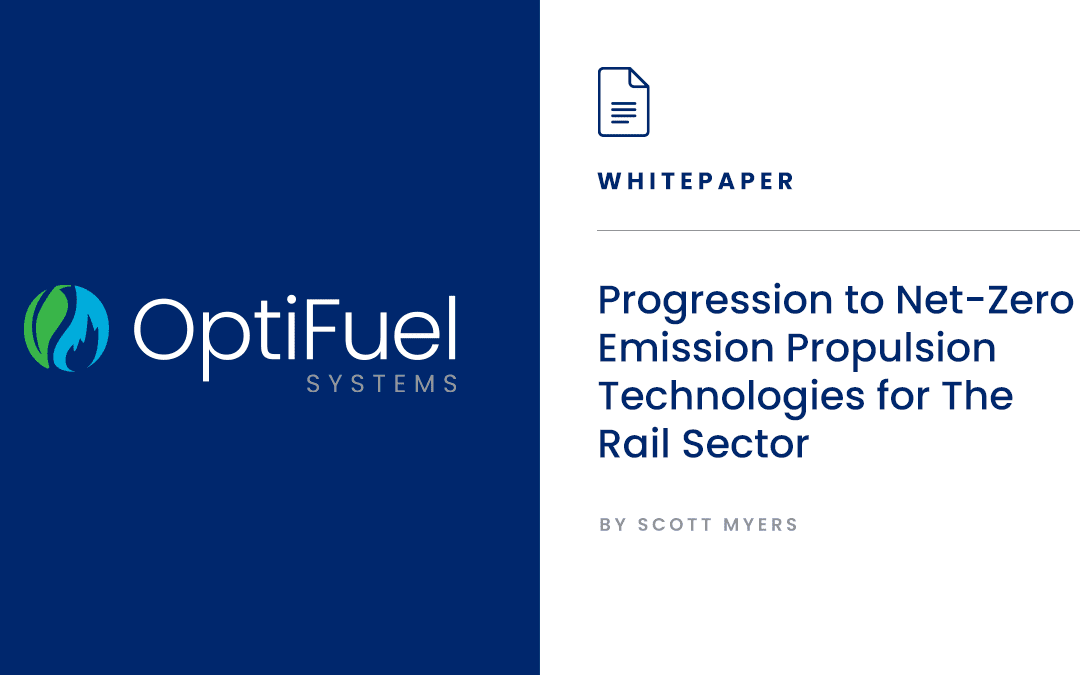 Progression to Net-Zero Emission Propulsion Technologies for The Rail Sector