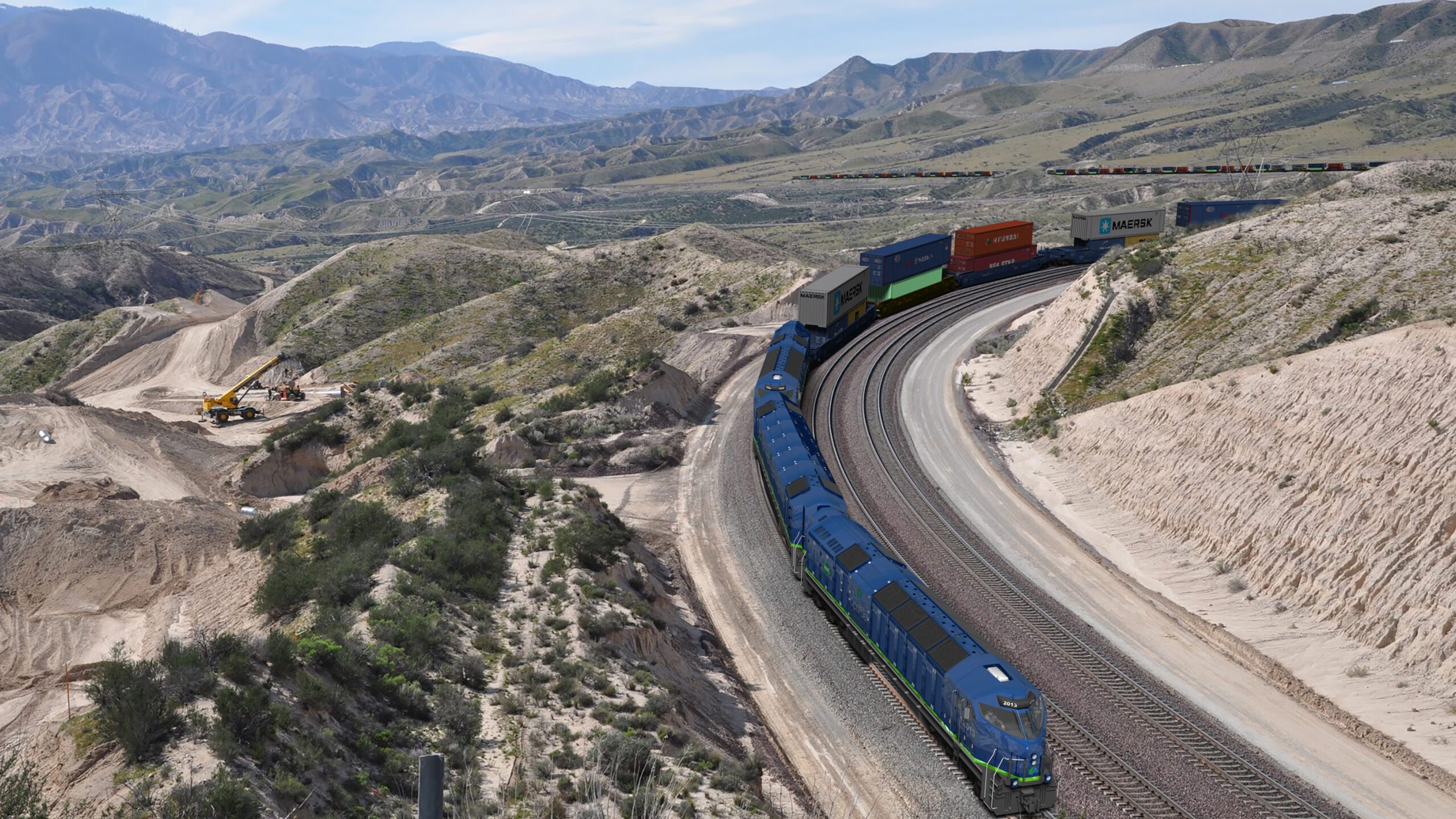 80' Line Haul Locomotive Cajon Pass