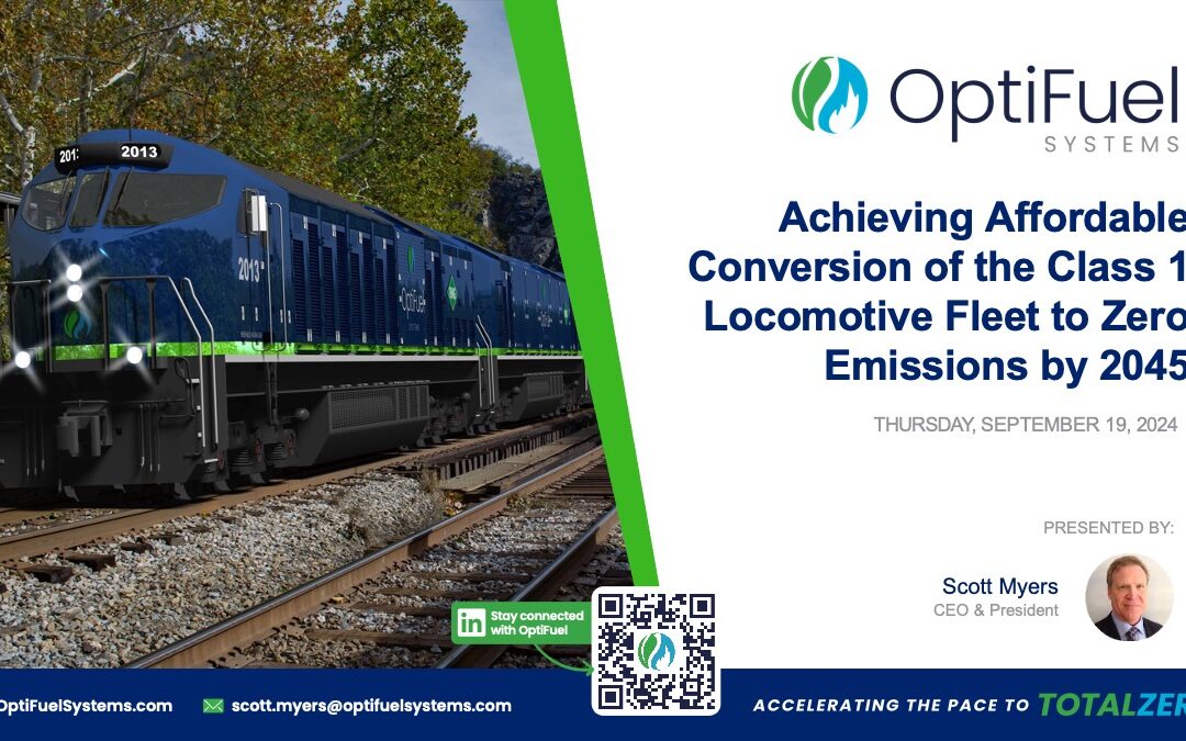 Achieving Affordable Conversion of the Class 1 Locomotive Fleet to Zero Emissions by 2045