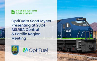 OptiFuel’s Scott Myers Presenting at 2024 ASLRRA Central & Pacific Meeting